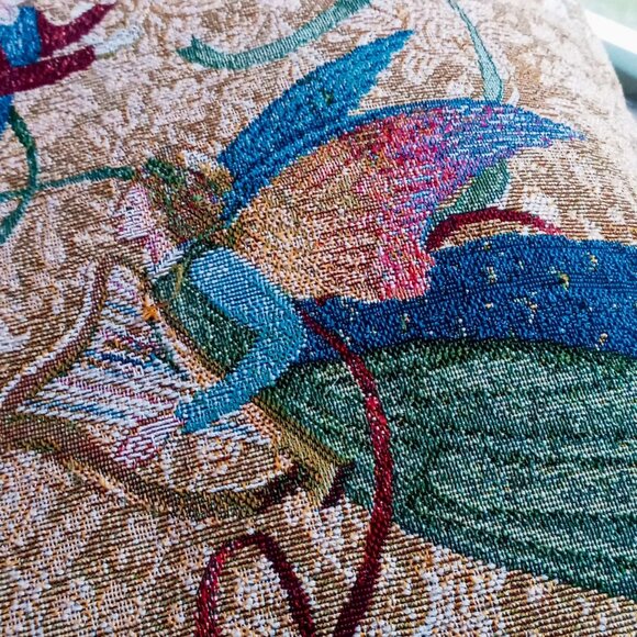 Beautiful Angels w/Musical Instruments Tapestry Throw Pillows (x2) Home Decor - Picture 6 of 9